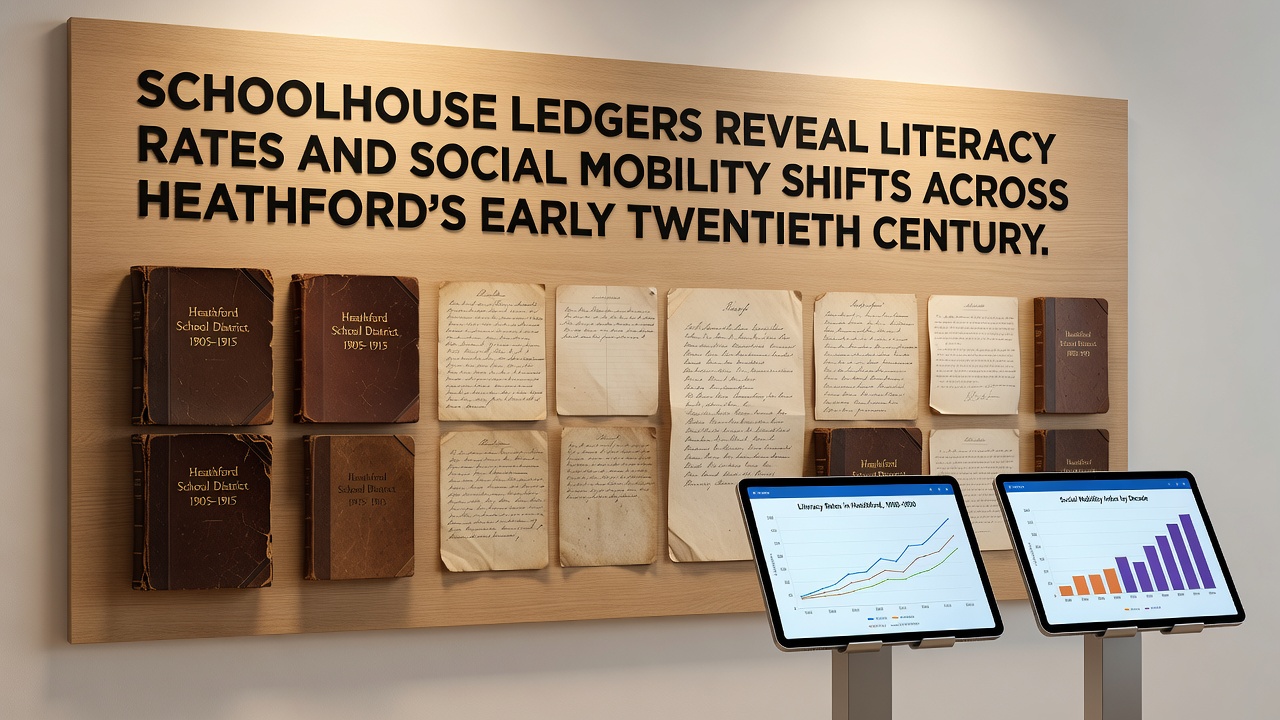 Heathford School Ledgers Track Literacy Gains and Class Shifts in the Early 1900s